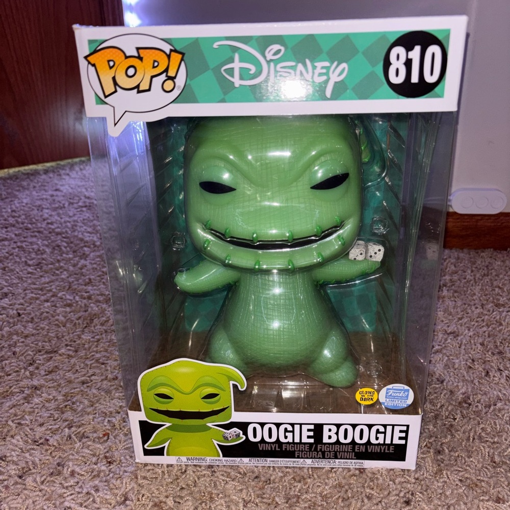 JUMBO 10' FUNKO POP Disney Oogie Boogie Vinyl Figure - Green